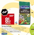 Terreau horticole - Fertiligène - Bricorama à Limoges Terreau horticole - Fertiligène en promo chez Bricorama Limoges à 8,97 €