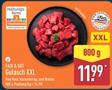 Gulasch XXL von FAIR & GUT für 11,99 € bei ALDI Nord im Angebot Gulasch XXL von FAIR & GUT im aktuellen ALDI Nord Prospekt