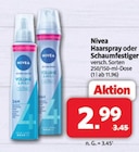 Haarspray im Angebot bei Markant Nordwest in Detmold Haarspray Angebote von Nivea bei Markant Nordwest Detmold für 2,99 €
