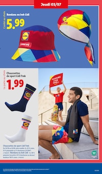 Promo Chaussettes de sport dans le catalogue Lidl du moment à la page 31