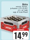 versch. Sorten Angebote von Astra bei E center Borken für 14,99 €