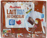 LAIT AU CHOCOLAT AVEC PAILLE AUCHAN - AUCHAN dans le catalogue Auchan Hypermarché