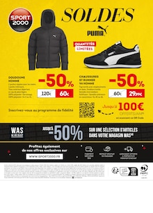 Prospectus Sport 2000 en cours, "SOLDES", page 2 sur 2