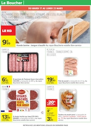 Offre Steak Haché Boeuf dans le catalogue Carrefour du moment à la page 22