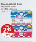 Actimel-Drink von Danone im aktuellen V-Markt Prospekt für 2,49 €