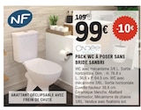 E.Leclerc Le Pian-Médoc - Promo Pack WC à poser sans bride Sanbri Promo Pack WC à poser sans bride Sanbri à 99,00 € dans le catalogue E.Leclerc à Le Pian-Médoc