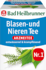 Blasen- und Nieren Tee im Angebot bei budni in Norderstedt Blasen- und Nieren Tee Angebote von Bad Heilbrunner bei budni Norderstedt für 0,99 €