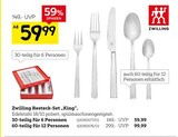 Zwilling Besteck-Set „King“, im Angebot bei XXXLutz Möbelhäuser in Erkelenz Zwilling Besteck-Set „King“, Angebote bei XXXLutz Möbelhäuser Erkelenz für 59,99 €