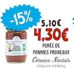 Purée de Pommes Pruneaux - Coteaux Nantais dans le catalogue Naturalia