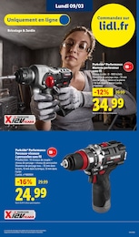 Offre Perceuse-Visseuse dans le catalogue Lidl du moment à la page 75