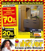 Möbel Inhofer Prospekt für Leutkirch mit 10 Seiten Möbel Inhofer Prospekt für Leutkirch: "Garderoben & Schuhschränke!", 10 Seiten, 17.03.2021 - 17.04.2021