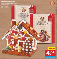 Bausatz für Lebkuchen Hexenhaus oder Eisenbahn