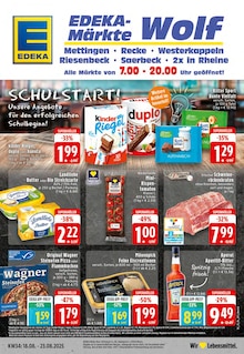 EDEKA Prospekt "Aktuelle Angebote" mit  Seiten (Mettingen)