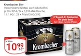 Aktuelle Krombacher Angebote bei GLOBUS in Bochum Aktuelles Krombacher Bier Angebot bei GLOBUS in Bochum ab 10,99 €