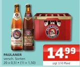 PAULANER bei Getränke Oase im Prospekt "" für 14,99 €