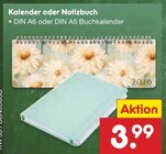 Kalender oder Notizbuch Angebote bei Netto Marken-Discount Unna für 3,99 €