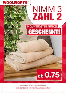 Badetuch Angebot im aktuellen Woolworth Prospekt auf Seite 59