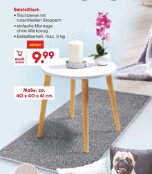 Netto Marken-Discount Gehrden - Beistelltisch Beistelltisch Angebot bei Netto Marken-Discount Gehrden im Prospekt "DAS GIBT ES NUR BEI NETTO! DIESE WOCHE DAUERTIEFPREIS-ARTIKEL NOCHMAL REDUZIERT"