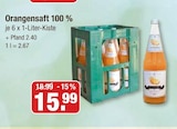 Orangensaft 100% im aktuellen V-Markt Prospekt