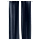 2 Gardinenschals mit Gardinenband/dunkelblau 140x300 cm von SANELA im aktuellen IKEA Prospekt für 69,99 €