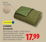 Aktuelles Samtdecke Angebot bei Lidl in Koblenz ab 17,99 €