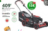 Tondeuse thermique tractée 166 cm³ - inventiv - Mr. Bricolage à Lyon Tondeuse thermique tractée 166 cm³ - inventiv en promo chez Mr. Bricolage Lyon à 409,00 €