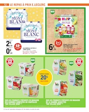 Promos Eau Minérale dans le catalogue "SPÉCIAL BÉBÉ" de E.Leclerc Eau Minérale en promo dans le catalogue E.Leclerc à la page 12