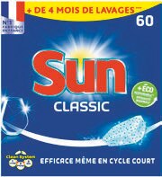 Alimentation électrique - SUN dans le catalogue Carrefour Tablettes lave-vaisselle Classic - SUN à 3,78 € en promo chez Carrefour