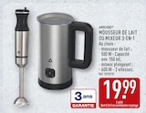 Mousseur de lait ou mixeur 3-en-1 - AMBIANO - Aldi à Nîmes Mousseur de lait ou mixeur 3-en-1 - AMBIANO en promo chez Aldi Nîmes à 19,99 €