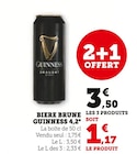 Biere brune 4,2° - GUINNESS en promo chez Super U Soissons à 3,50 €