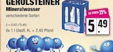E center Kölln-Reisiek - Mineralwasser Angebot im Prospekt Mineralwasser bei E center im Kölln-Reisiek Prospekt für 5,49 €