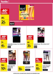 Prix et réduction Collant Opaque dans le prospectus Carrefour en cours Offre Collant Opaque dans le catalogue Carrefour du moment à la page 63