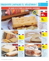 Prix et réduction Comté dans le prospectus Carrefour Market en cours Offre Comté dans le catalogue Carrefour Market du moment à la page 9