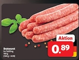 Markant Nordwest Detmold - Bratwurst Angebot im Prospekt Bratwurst bei Markant Nordwest im Detmold Prospekt für 0,89 €