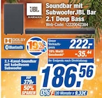 Soundbar mit Subwoofer JBL Bar 2.1 Deep Bass bei expert im Altenkirchen Prospekt für 186,56 €