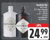 Gin Angebote von Hendrick's bei E center Schwabach für 24,99 €