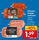 Schinken-zwiebel-mettwurst im Angebot bei Netto Marken-Discount in Solingen Schinken-zwiebel-mettwurst Angebote bei Netto Marken-Discount Solingen für 1,69 €