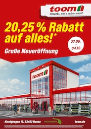 toom Baumarkt Prospekt für Hanau: "Respekt, wer's selber macht.", 5 Seiten, 27.09.2025 - 04.10.2025