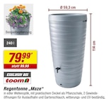 toom Baumarkt - Regentonne "Maze" Angebot im Prospekt Regentonne "Maze" bei toom Baumarkt im Prospekt "" für 79,99 €