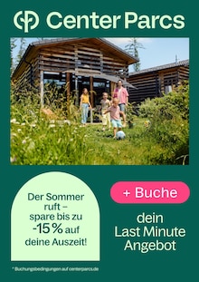 Reis im Center Parcs Prospekt "Last Minute Angebote" mit 1 Seiten (Mannheim)