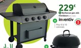 Barbecue gaz Jaïs 4 brûleurs - INVENTIV en promo chez Mr.Bricolage Hennebont à 229,00 €