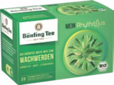 Mein Rhythmus Bio Teebeutel von Bünting für 2,49 € bei aktiv & irma im Angebot Mein Rhythmus Bio Teebeutel von Bünting im aktuellen aktiv & irma Prospekt