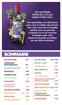 Catalogue de la semaine "FOIRE AUX VINS" avec 2 pages, valide du 21/09/2026 au 05/10/2026 pour Beauvais et alentours Prospectus de la semaine "FOIRE AUX VINS" avec 2 pages, valide du 21/09/2026 au 05/10/2026 pour Beauvais et alentours