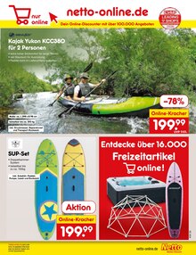 Kajak im aktuellen Netto Marken-Discount Prospekt (Wuppertal) Kajak im Netto Marken-Discount Prospekt "Aktuelle Angebote" mit 68 Seiten (Wuppertal)