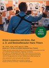 Krimi-Lesereise mit Krim.-Rat a. D. und Bestsellerautor Hans Thiers im Angebot bei GLOBUS in Altenburg Krimi-Lesereise mit Krim.-Rat a. D. und Bestsellerautor Hans Thiers Angebote bei GLOBUS Altenburg für 25,00 €
