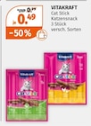 Aktuelle Katzenfutter Angebote bei Müller in Moers Aktuelles Cat Stick Katzensnack Angebot bei Müller in Moers ab 0,49 €