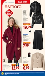 Prix et réduction Jupe dans le prospectus Lidl en cours Offre Jupe dans le catalogue Lidl du moment à la page 34