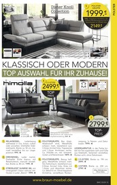 Aktueller BRAUN Möbel-Center Prospekt mit Couch, "BRAUN NEWS", Seite 13
