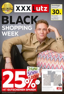 Aktueller XXXLutz Möbelhäuser Barbing Prospekt XXXLutz Möbelhäuser Barbing Prospekt "BLACK SHOPPING WEEK" mit 20 Seiten
