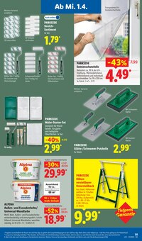 Wandfarbe im Lidl Prospekt "LIDL LOHNT SICH" mit 71 Seiten (Siegen (Universitätsstadt))